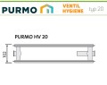 GRZEJNIK PURMO HIGIENICZNY HV20 300x1800 V 20 Dolny