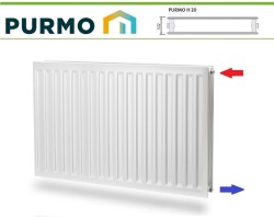 GRZEJNIK PURMO HIGIENICZNY H20 400x600 C 20 Boczny