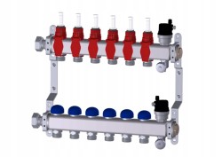 PURMO Rozdzielacz PREMIUM z rotametrami 4 ob