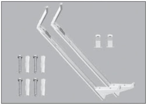 Zawieszenia grzejnikowe H 300 MONCLAC 2szt