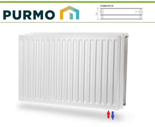 GRZEJNIK PURMO HIGIENICZNY HV30 300x1000 V 30 Dolny