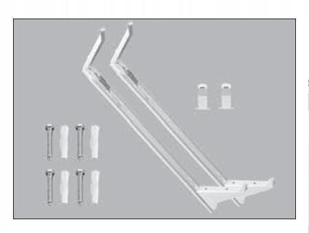 Zawieszenia grzejnikowe H 500 MONCLAC 2szt