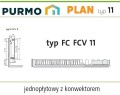 Grzejnik PURMO PLAN PŁASKI FCV11 300x1600 V 11 DOLNY Lewy